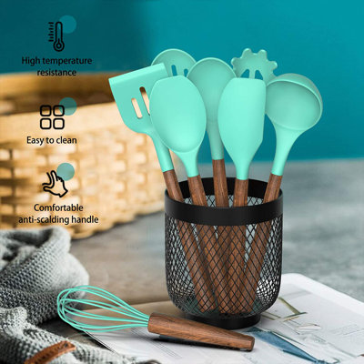 Ensemble d'ustensiles de cuisine en silicone