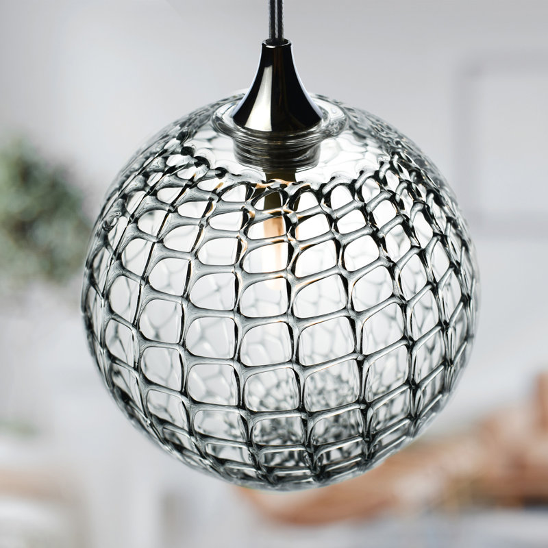 Breeze 23 - Light Cluster Globe Pendant, 120" H x 30" W x 30" D, Black