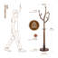 Ameeta 8-Hook Solid Wood Coat Rack-510338983