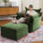 Merchelle 36'' W Oversized Premium Chenille Armchair With Accent Pillow & Removable Cushions-800230962-782254581