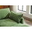 Majuma Chenille Fabric Upholstered 3-Seater Sofa with Ottoman-407985012