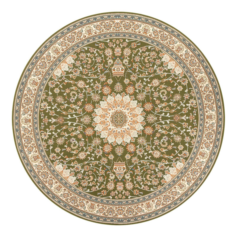 Tapis d'extérieur traditionnel, Rond 10 pi