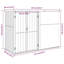 Remise de rangement en acier l 7,38 pi x P 2,92 pi-87784607