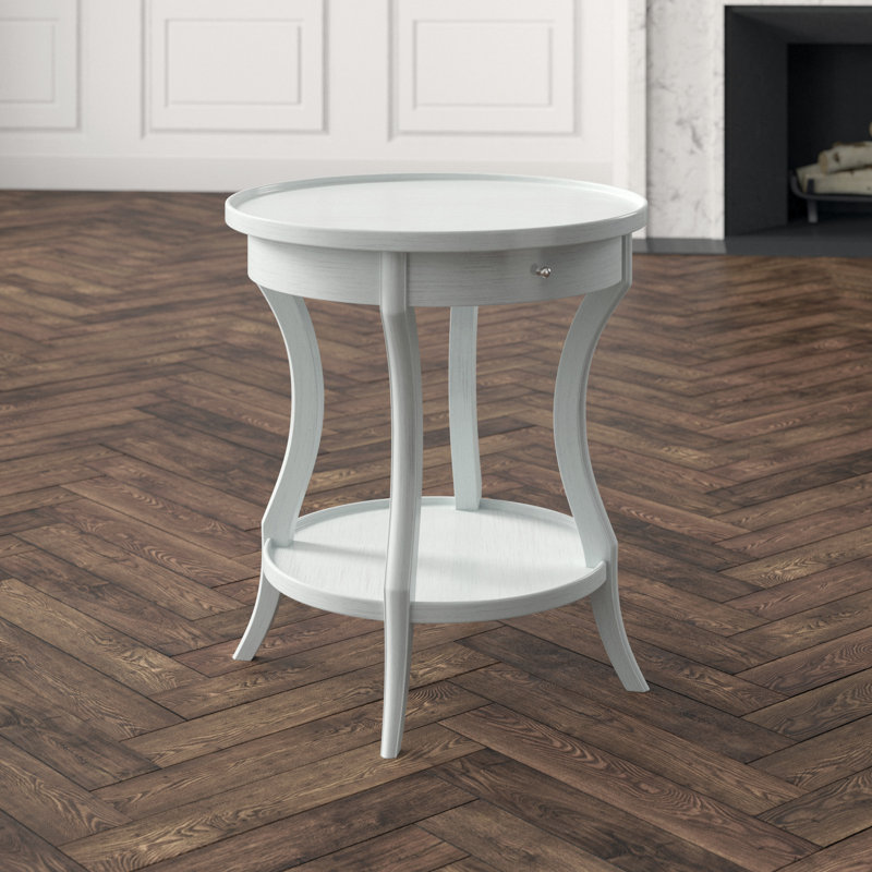 Stacey End Table, Carrara