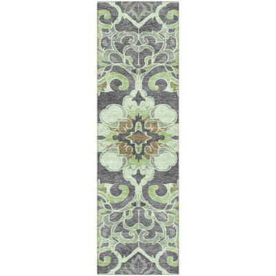 Premium Machine Washable Ralston AMF1947 Global Rug