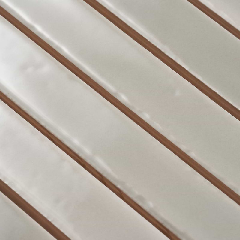 Kanbina 5x18 Brick Glossy Ceramic Mosaic Tile, Chameleon