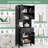 70.9" High Freestanding Tall Bathroom Cabinet with a Drawer, 2 Cabinets, 4 Soft-Close Doors, 2 Adjustable Shelves, Open Storage-1677950641