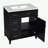 Bathroom Vanity with Ceramic Sink, Adjustable Shelf, one Door and Three  Drawers-2028212039