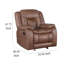 Fauteuil inclinable Olaf, similicuir moelleux-109470277-109470278