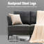 Alexander-James 2 Seater Linen Blend Loveseat