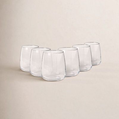 Vine 8oz. Stemless Wine Glass Set