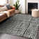 Premium Machine Washable Prisco Black Rug