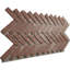 Panneau de fausses briques traditionnelles EverStone, l 44 po x H 21 3/4 po x P 3/4 po, couleur rouge argile-137476485-137476487-137476492