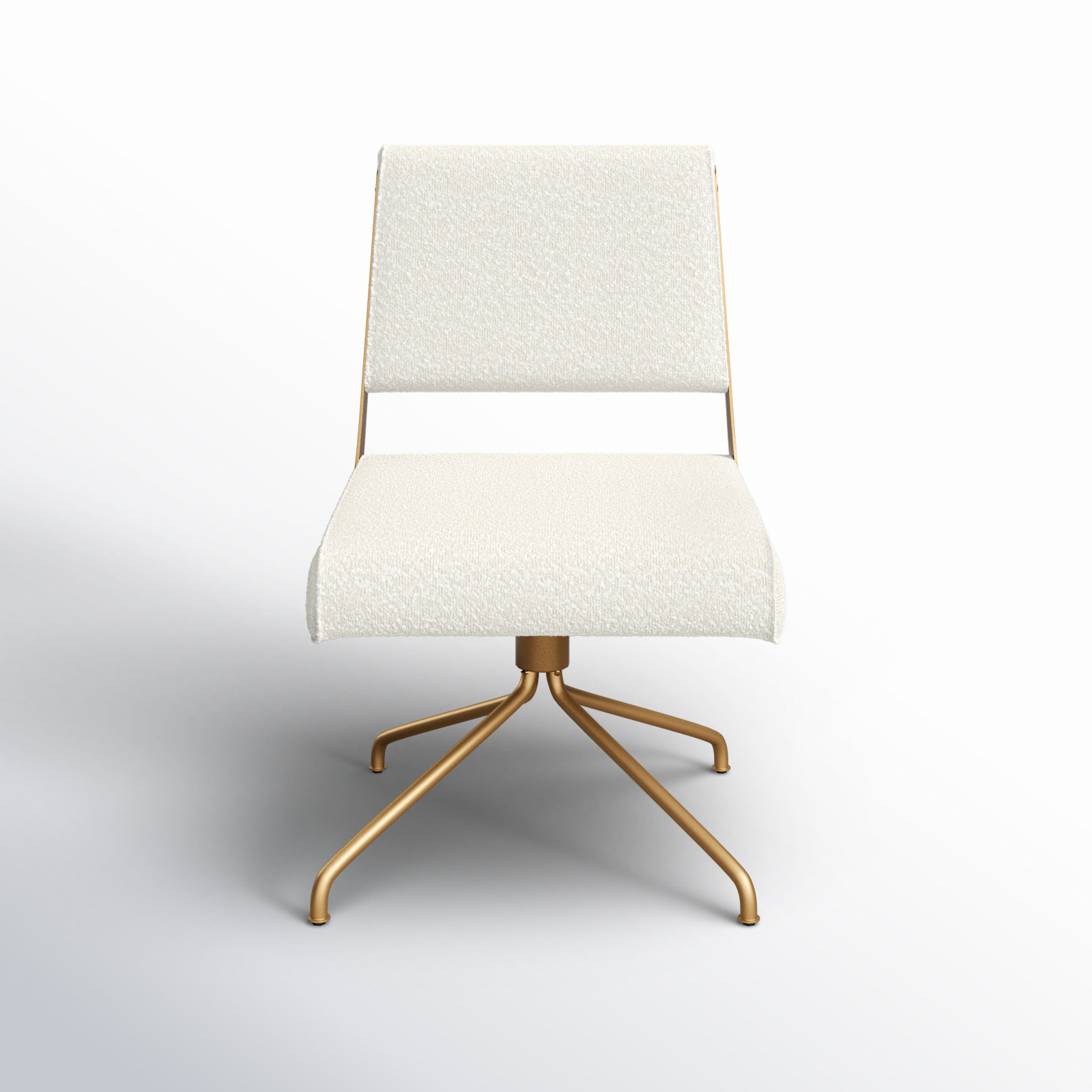 Bowerman Swivel Office Chair, Gold
