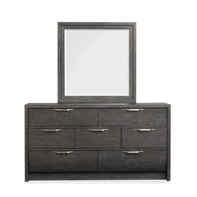 Dresser With Portrait Mirror