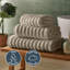 Silentnight Ribbed Cotton Bath Sheet Towel-106244139-124302031