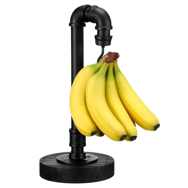 Support à banane avec base en bois