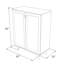 Armoire de rangement en bois pour chaussures
