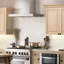 48" Kecom 700 CFM Ducted Wall Mount Range Hood in Brushed Stainless Steel