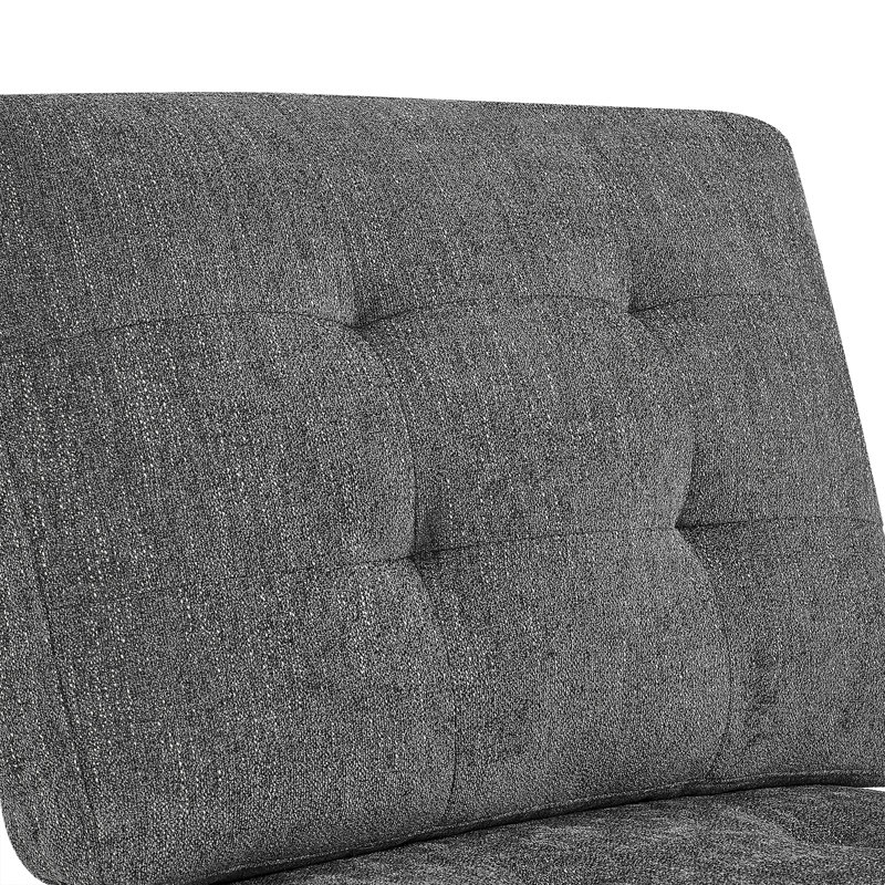 Canapé modulaire 142 po à accoudoirs carrés en chenille