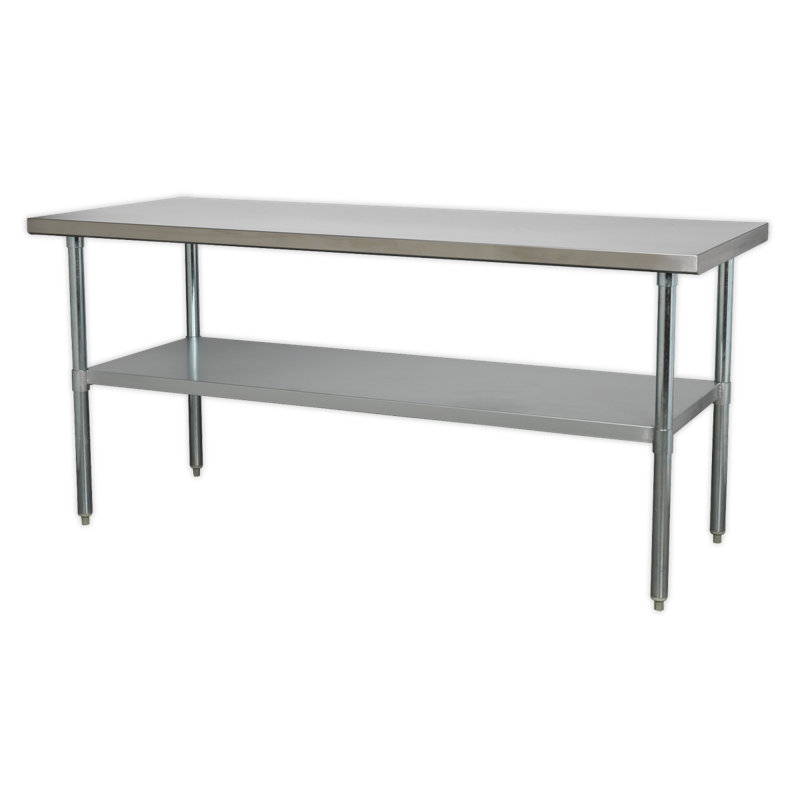Temperley Metal Potting Bench, 89cm H x 183cm W x 76cm D