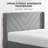 Bed Frame with Headboard and 3 Storage Drawers, Upholstered Platform Bed with Charging Station, Steel Slat Support, No Box Spring Needed, Easy Assembly-951042912-951042926