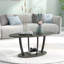 Table basse ovale à 2 niveaux avec rangement central Mandy-803042134-803042137