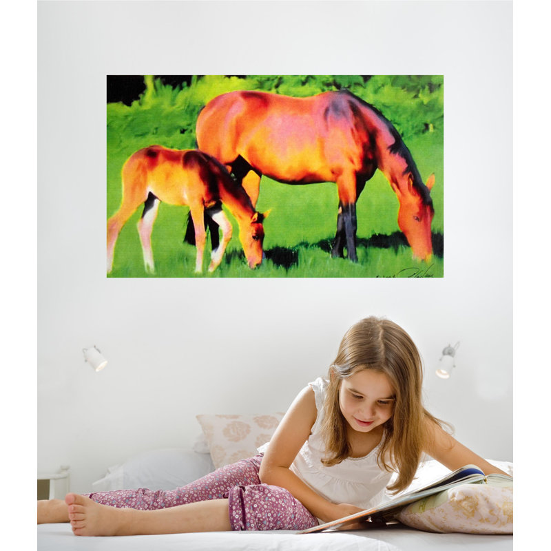 Animals Non-Wall Damaging Wall Decal, 14.5" H x 24" W