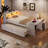Daybed With Storage Drawers, Led Light And Usb Ports-2132930146