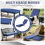 Ensemble de 2 chaises longues pour l'extérieur-332993838
