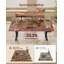 Adjustable Height Steel Standing Desk with Built-In Electrical Outlet-1837052706-1837052707