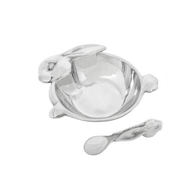 Arthur Court Baby Duck Keepsake Bowl & Spoon