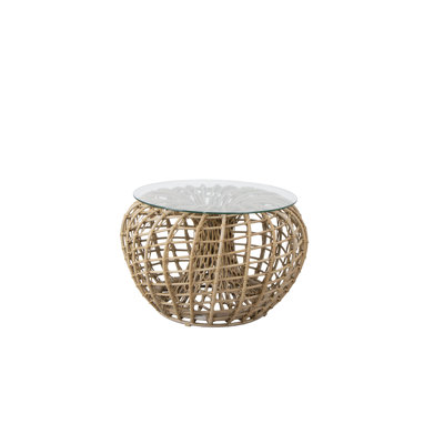 Nest Round Metal Outdoor Coffee Table , 26.4'' in. W 26.4'' in. D
