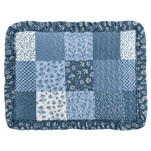 Classic Patchwork Triple Ruffle Sham