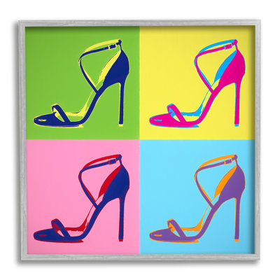 Blocs carrés de chaussures à talons hauts Pop Style