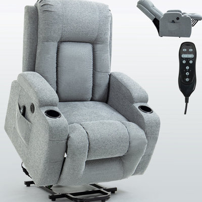 Upholstered Heated Massage Chair