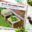 Ensemble de lit de jardin surélevé Outsunny