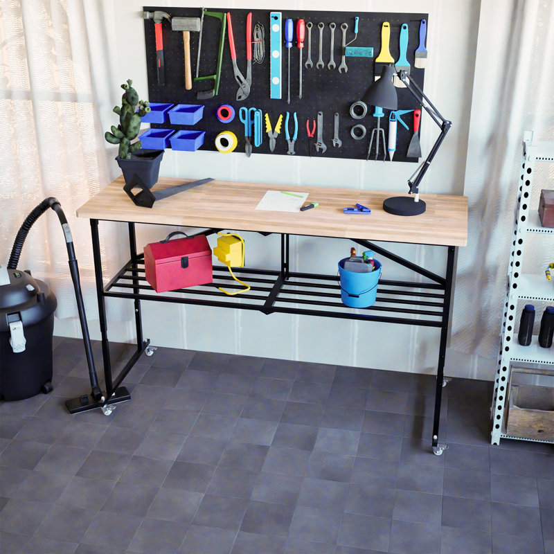 Table de travail pliante en bloc robuste SmartFold