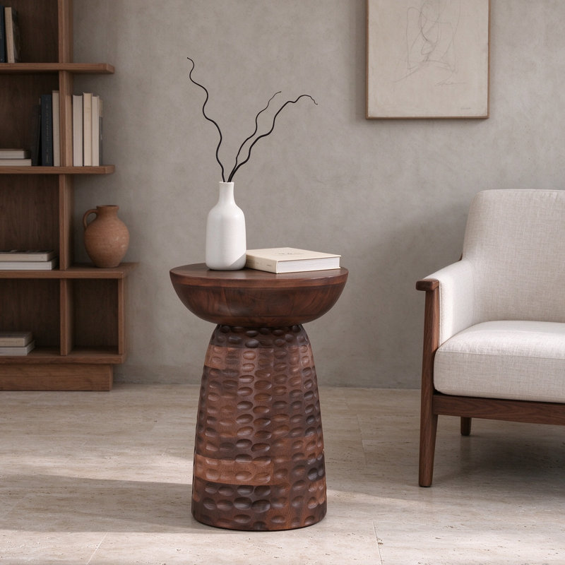 Solid Wood End Table