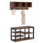 Arbre d'entrée de 31,5 po de largeur avec banc et rangement pour chaussures Edalyn-302972455