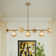 Kason Modern 7-Lights linear globe chandelier