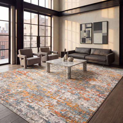 Tapis performance à motif abstrait Madison