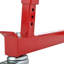 Chariot de berceau de moteur de VTT, chariot de moteur, support de moteur, chariot de berceau de moteur à quatre roues, supports robustes pour l'entretien de la moto, rouge