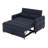 Convertible Sofa Bed, Sleeper Sofa With Pullout Bed, Adjustable Backrest-1006236866