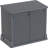 4 ft. 3 in. W x 2 ft. 5 in. D Plastic Horizontal Garbage Shed-51219927