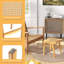 Huftalen Solid Wood Accent Stool