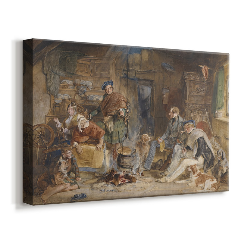Highland Hospitality-John Frederick Lewis-Toile tendue avec châssis-1832, 12x18
