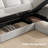 90.6" Wide Reversible Sofa and Chaise