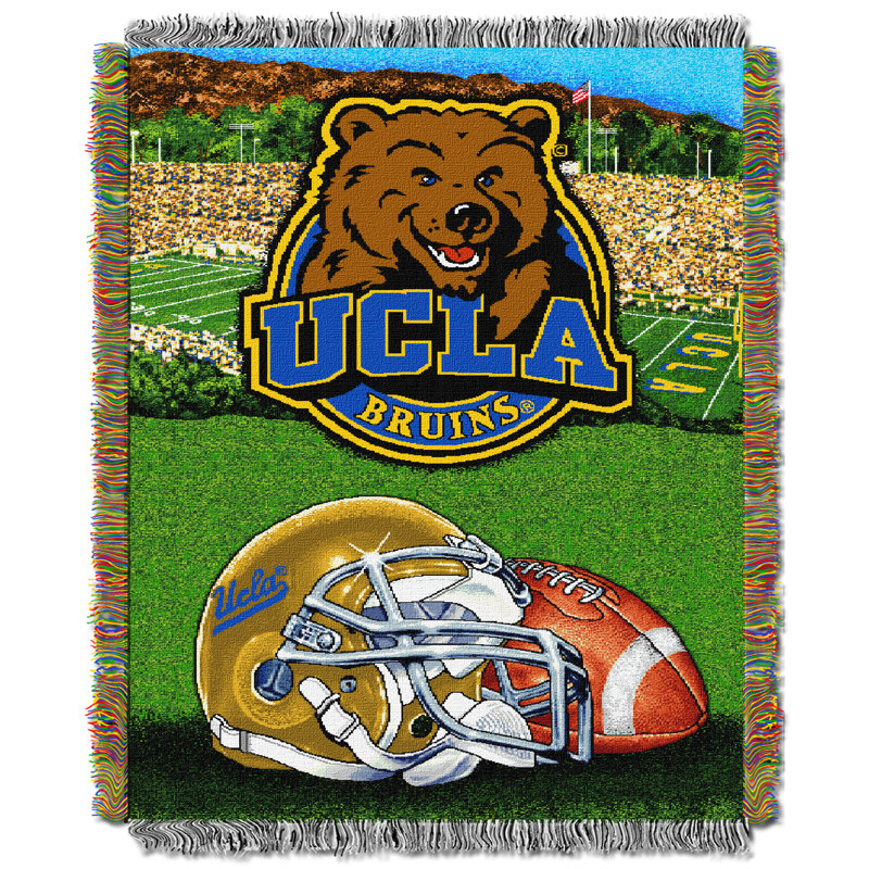 Jeté NCAA, Homefield Advantage College Sports Decor, 48 po x 60 po, Université de Californie à Los Angeles