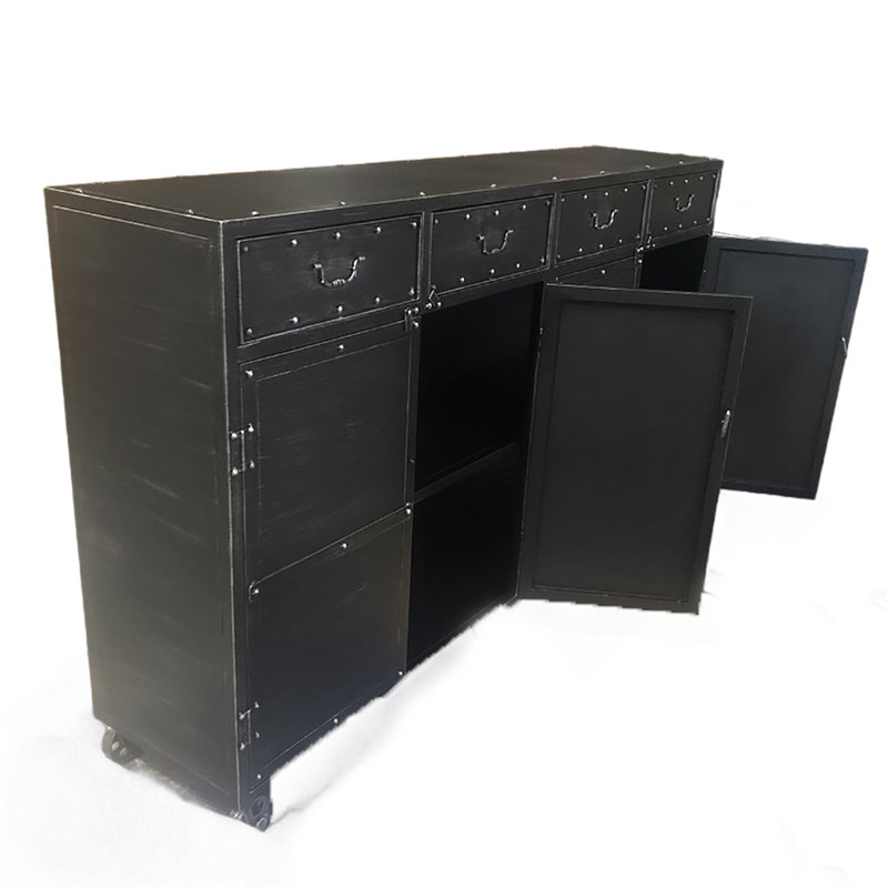 Buffet 70,86 po Karger, Argent, H 43,31 po x l 70,86 po x P 15,74 po